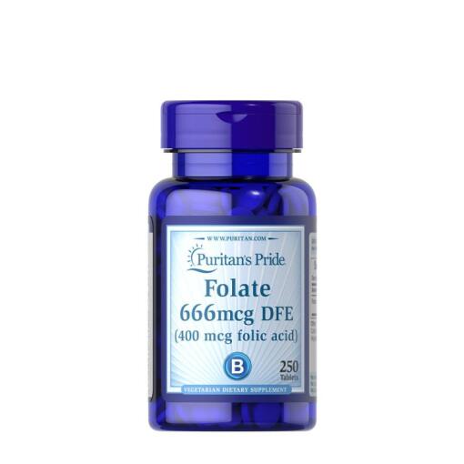 Puritan's Pride - Puritan's Pride Folic Acid 400 mcg (250 Tablets)