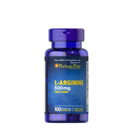 Puritan's Pride - Puritan's Pride L-Arginine 500 mg (100 Capsules)