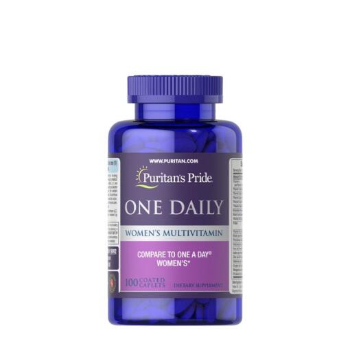 Puritan's Pride - Puritan's Pride One Daily Women's Multivitamin with Zinc (100 Caplets)