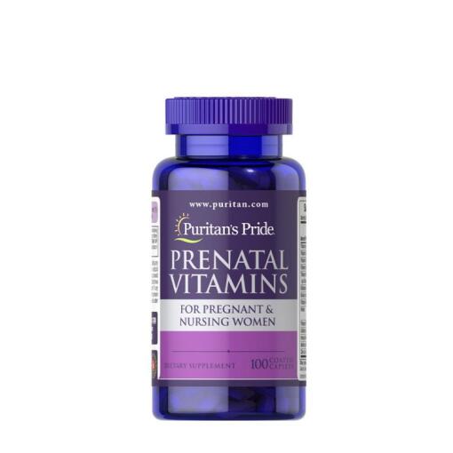 Puritan's Pride - Puritan's Pride Prenatal Vitamins (100 Coated Caplets)