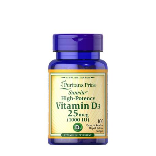 Puritan's Pride - Puritan's Pride Vitamin D3 1000 IU (100 Softgels)