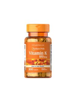 Puritan's Pride - Puritans Pride Vitamin K 100 mcg (100 Tablets)