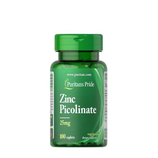 Puritan's Pride - Puritan's Pride Zinc Picolinate 25 mg (100 Caplets)
