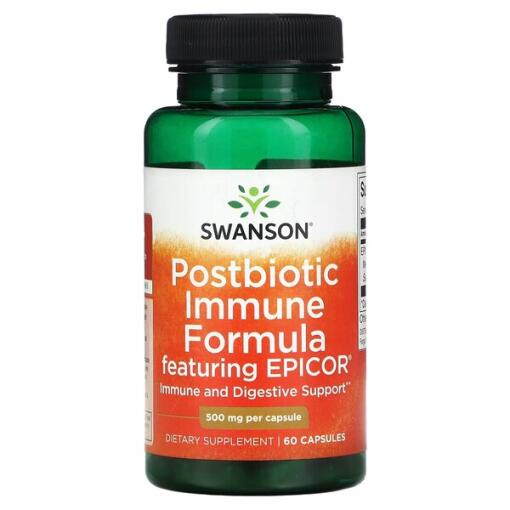 Swanson - Postbiotic Immune Formula featuring EPICOR - 60 caps