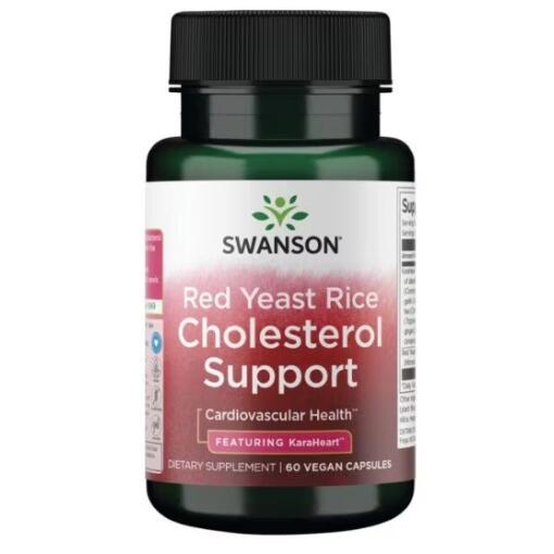 Swanson - Red Yeast Rice Cholesterol Support - 60 vcaps