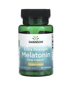 Swanson - Swanson - Melatonin 5mg - 60 kapsler