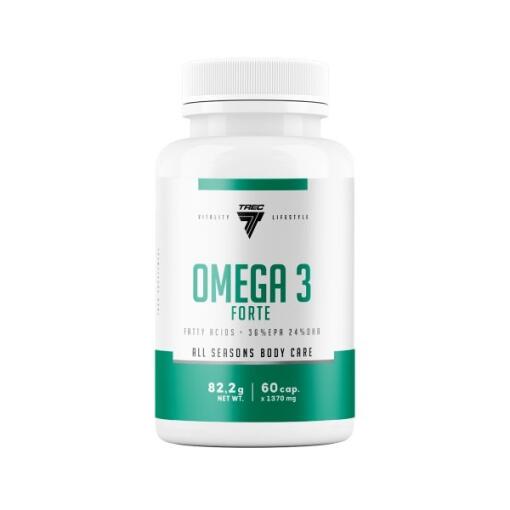 Trec Nutrition - Omega 3 Forte - 60 kapsler