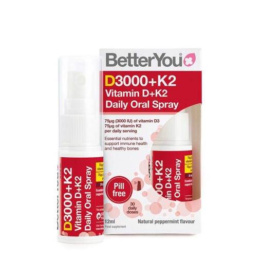 BetterYou - DLux+ Vitamin D+K2 Daily Oral Spray - 12 ml.