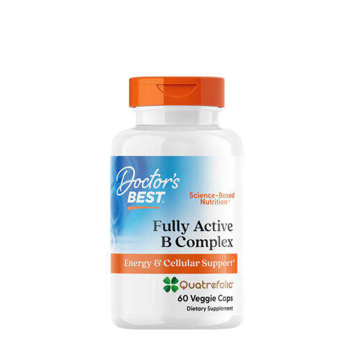 Doctor's Best - Fully Active B-Complex with Quatrefolic - 60 vcaps
