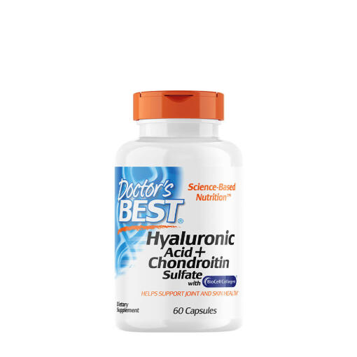 Doctor's Best - Hyaluronic Acid + Chondroitin Sulfate with BioCell Collagen - 60 caps