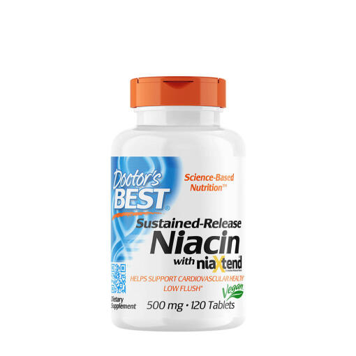 Doctor's Best - Time-release Niacin with niaXtend