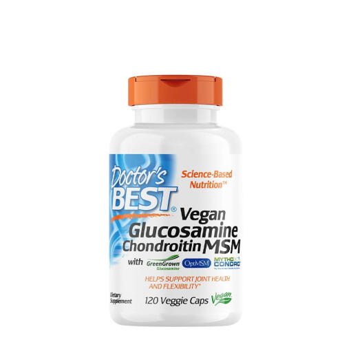 Doctor's Best - Vegan Glucosamine & Chondroitin & MSM - 120 vcaps