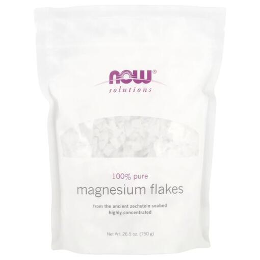 NOW Foods - 100% Pure Magnesium Flakes - 750g