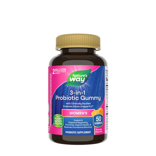 Natures Way - Nature's Way - 3-in-1 Probiotic Women's Gummy (50 Gummies)