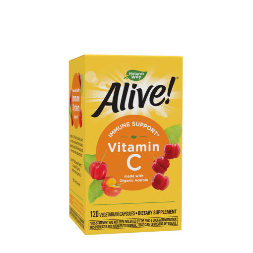 Natures Way - Nature's Way - Alive!® Fruit Source Vitamin C (120 Capsules)