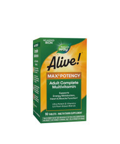 Natures Way - Nature's Way - Alive!® Max3 Daily Multivitamin Without Iron (90 Tablets)