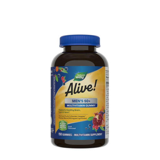 Natures Way - Nature's Way - Alive!® Men’s 50+ Gummy Multivitamin (150 Gummies)