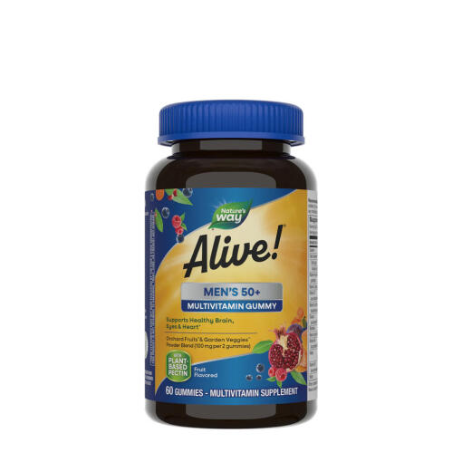 Natures Way - Nature's Way - Alive!® Men’s 50+ Gummy Multivitamin (60 Gummies)