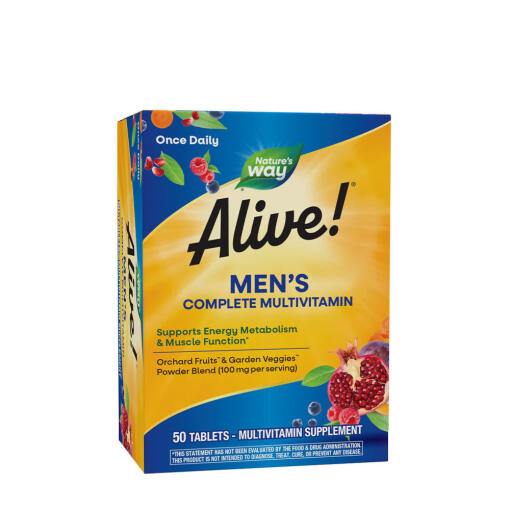 Natures Way - Nature's Way - Alive!® Men’s Complete Multivitamin (130 Tablets)