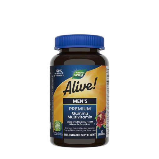 Natures Way - Nature's Way - Alive!® Premium Men’s Gummy Multivitamin (75 Gummies)