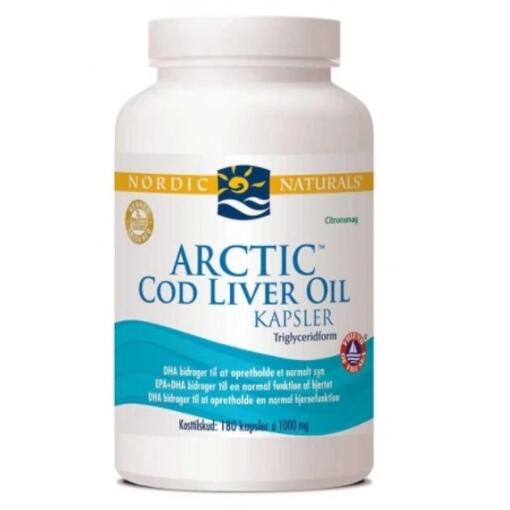 Nordic Naturals - (Danish Label) Arctic Cod Liver Oil Caps