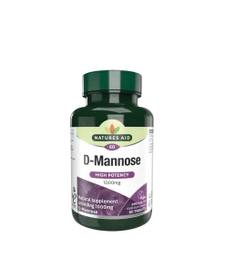 Natures Aid - Natures Aid D-Mannose 1000 mg (60 Tablets)