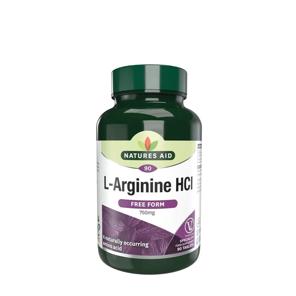 Natures Aid - Natures Aid L-Arginine HCl (90 Tablets)
