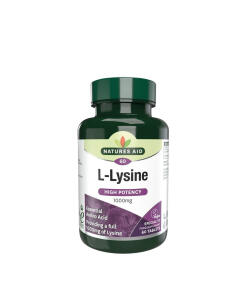 Natures Aid - Natures Aid L-Lysine 1000 mg (60 Tablets)