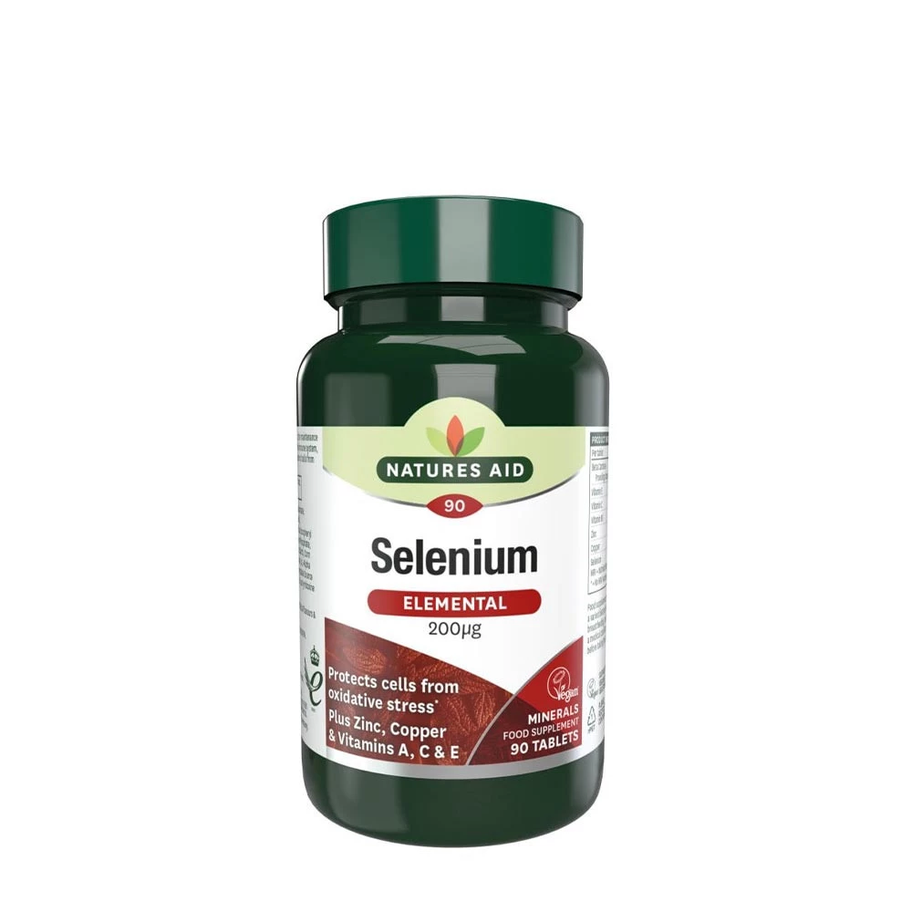 Natures Aid - Natures Aid Selenium 200 mcg (90 Tablets)