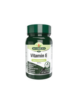Natures Aid - Natures Aid Vitamin E 200 IU (60 Softgels)