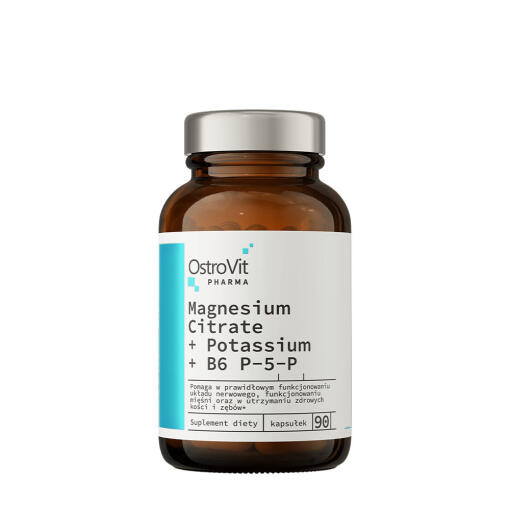 Ostrovit - Ostrovit Pharma Magnesium Citrate + Potassium + B6 P-5-P (90 Capsules)
