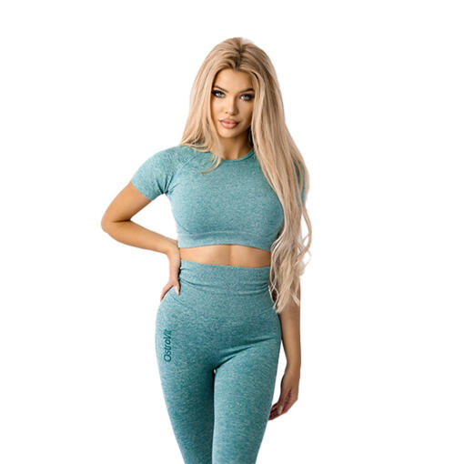 Ostrovit - Ostrovit Seamless Short-Sleeve Crop Top (S