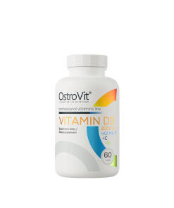 Ostrovit - Ostrovit Vitamin D3 2000 IU + K2 MK-7 + C + Zinc (60 Capsules)