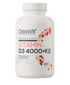 Ostrovit - Vitamin D3 4000 + K2 - 100 tablets
