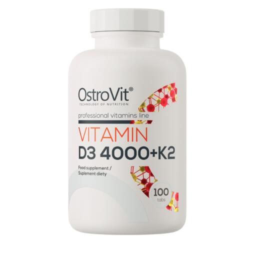 Ostrovit - Vitamin D3 4000 + K2 - 100 tablets