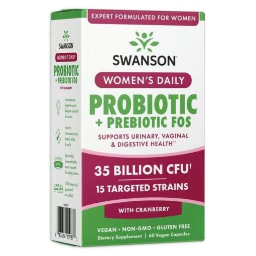 Swanson - SWANSON Women's Daily Probiotic + Prebiotic 60vcap