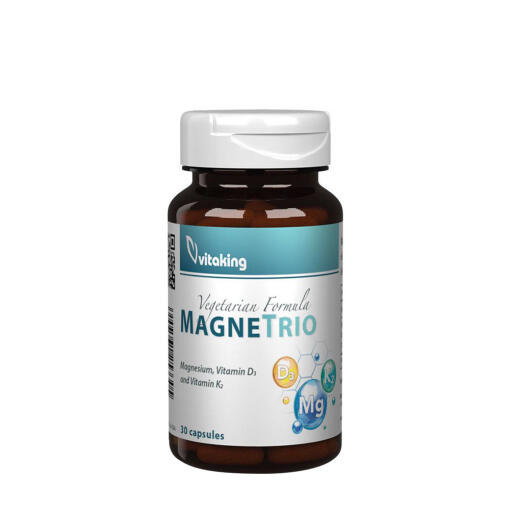 Vitaking - Vitaking MagneTrio D3+K2+ Magnesium Bisglycinate (30 Capsules)