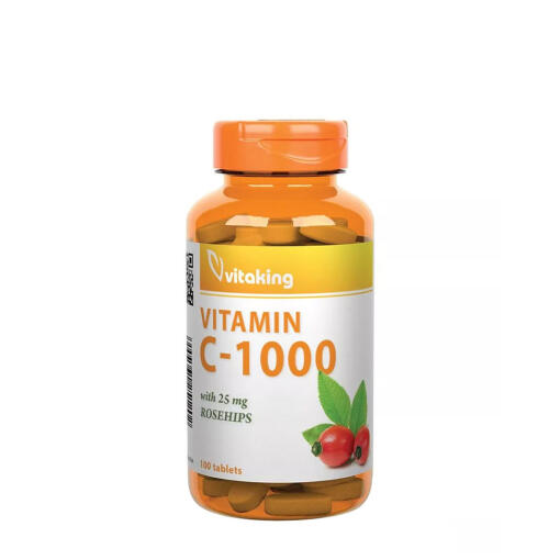 Vitaking - Vitaking Vitamin C 1000 mg with Rosehip (100 Tablets)