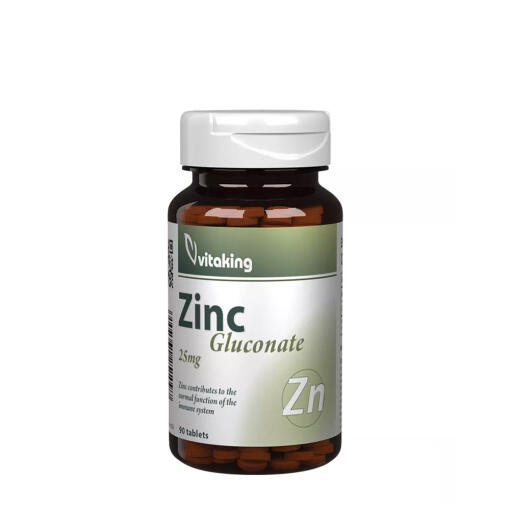 Vitaking - Vitaking Zinc Gluconate 25 mg (90 Tablets)