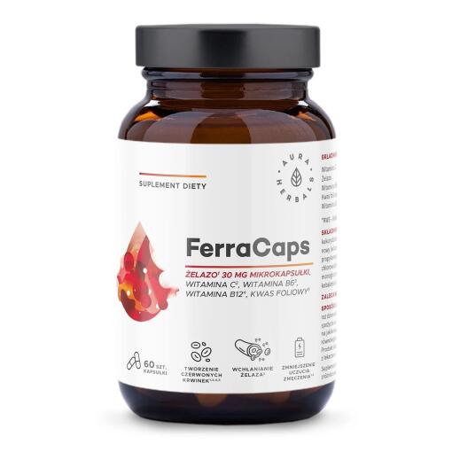Aura Herbals - AURA HERBALS FerraCaps Iron (60 caps)