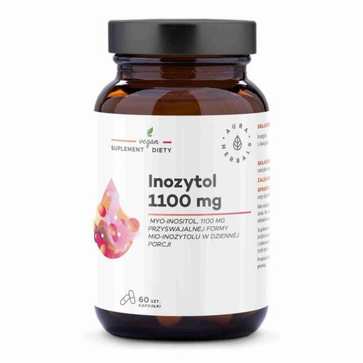 Aura Herbals - AURA HERBALS Inositol 1100 mg (60 caps.)