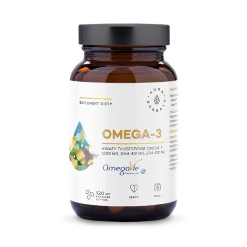 Aura Herbals - AURA HERBALS Omega-3 1200 mg (120 caps.)