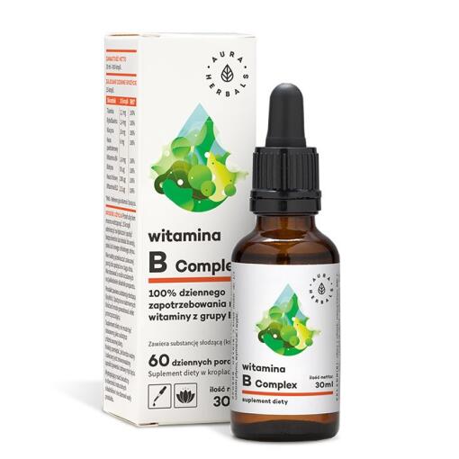 Aura Herbals - AURA HERBALS Vitamin B Complex (30 ml / 1 fl. oz.)