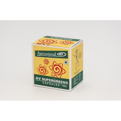 Aurospirul - AUROSPIRUL AV Supergreens (100 caps)