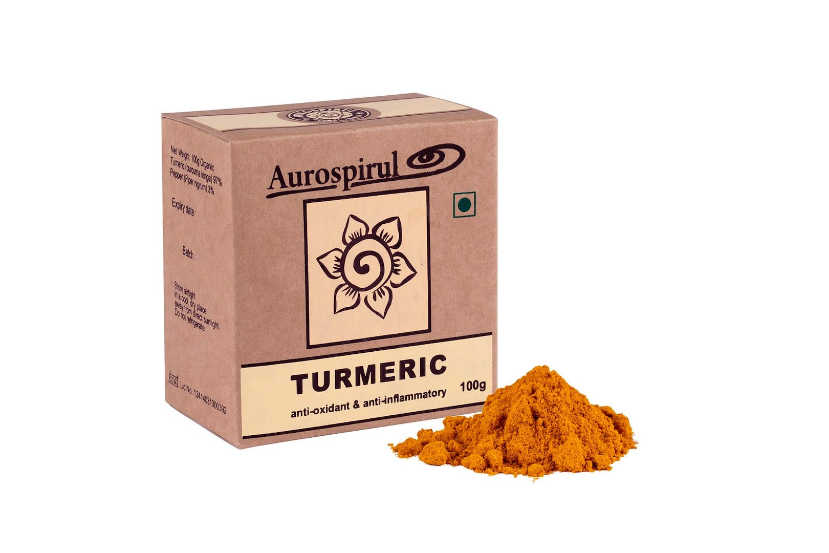 Aurospirul - AUROSPIRUL Turmeric Powder (100 g / 3