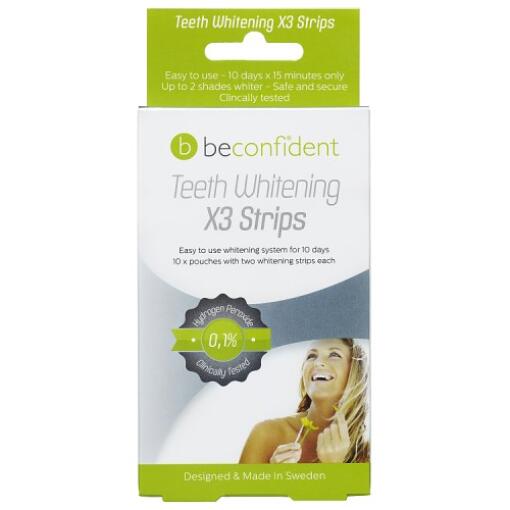 BeConfident - BECONFIDENT Teeth Whitening Strips X3 10 days