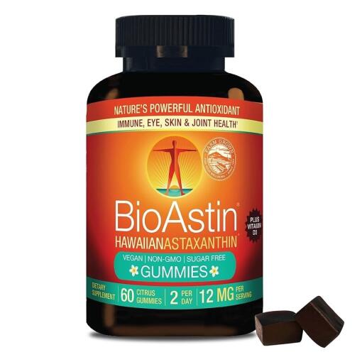 Cyanotech Co - CYANOTECH CO BioAstin Hawaiian Astaxanthin  (60 gummies)
