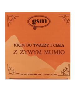 GSM - GSM Mumio Face and Body Cream with Living Mumio (200 ml / 6.8 fl.oz)
