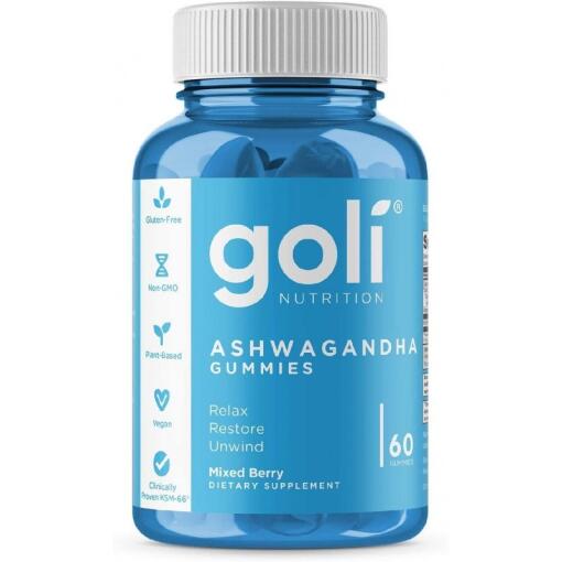 Goli Nutrition - GOLI NUTRITION Ashwagandha KSM-66 Gummies (60 gummies)