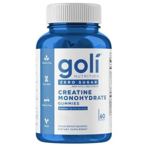 Goli Nutrition - GOLI NUTRITION Creatine Monohydrate Zero Sugar (60 gummies)